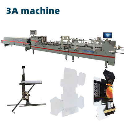 3A PLC SHH 800AG-2 6 코너 박스 포장용 자동 하단 잠금 폴더 접착제