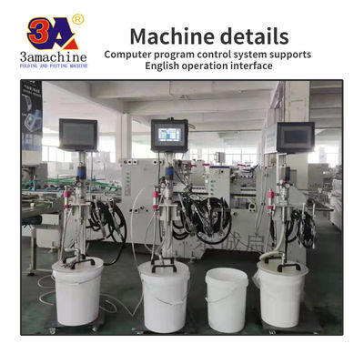 고 정밀 3A 종이 붙이는 기계에 대한 Pneumatic 구동 차가운 접착제 스프레이 총