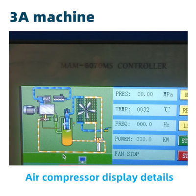 900mm*550mm*1000mm 한 파이프 22KW 10bar CQT 공기 압축기 자동
