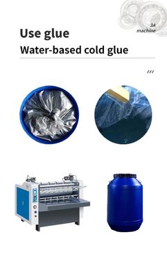 CQT 0 평면 디자인과 함께 150g 150g 500g 500g 판지 플루트 라미네이팅 기계