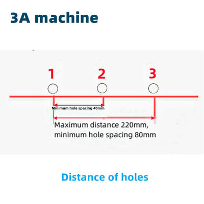 조정 가능한 거리 220mm TWOEND X110 MIDDLE 데스크톱 듀얼 헤드 드릴링 머신 NT-310T