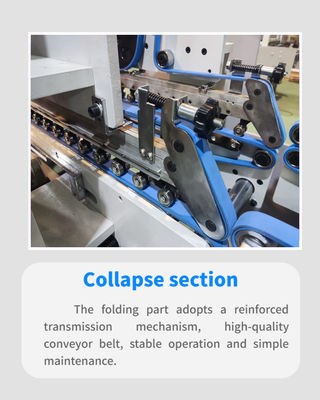 PLC 제어 자동 상자 접착 및 접착 기계 380V Zh700d