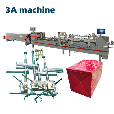 380V SHH 800AG-2 자동 하단 잠금 노러브 박스 접착 기계 미니 폴더 접착기 플렉소 폴더 접착기