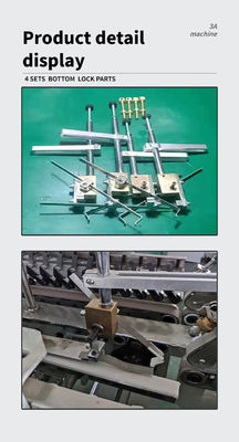 필더 글루어 잠금 아래쪽 가장자리 접착기 인쇄소에서 250g-650g의 종이판