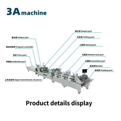 PLC 제어 1300JGKW 폴더 접착기