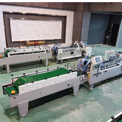 목재 포장재 3ACQ**580D PLC 제어 자동 종이 상자 제조 기계
