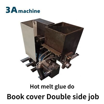 뜨거운 녹음 접착제 책 표지 폴더 접착기 기계 CQT-800BS 280mm 최소 크기