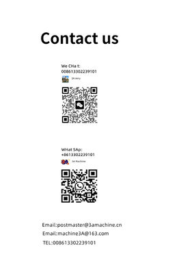 3A PLC CQT 800 포장을 위한 카드보드/고리형 직선 상자 폴더 접착기