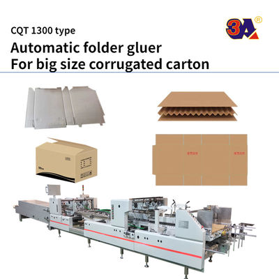 폴더 접착기 코러브 카튼 카드 박스 CQT-800A 종이 유형 200g-650g